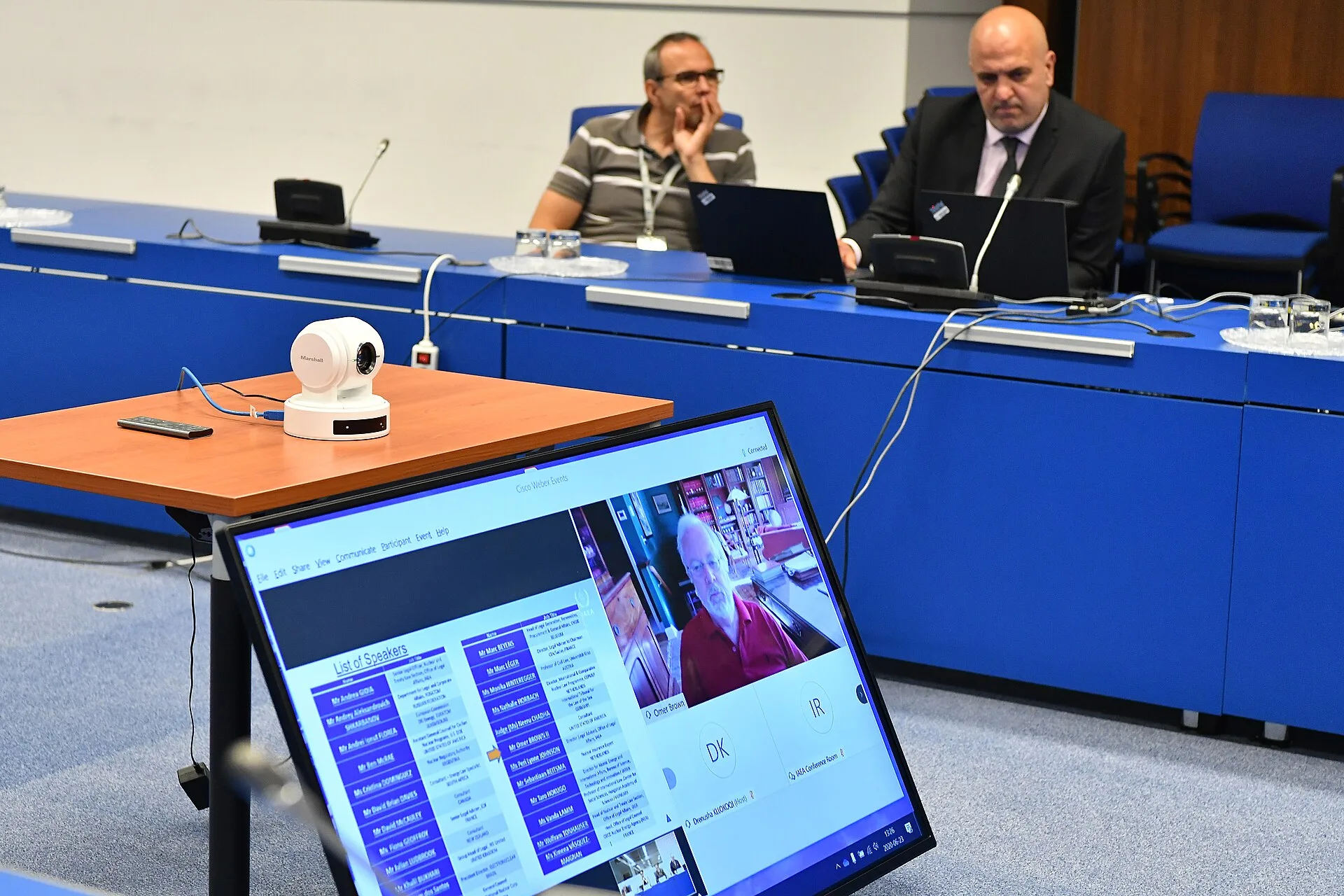 Virtual Meeting 20th INLEX Meeting – 23 Jun 2020 Rafael Mariano Grossi, IAEA Director General, together with the Office of Legal Affairs (OLA) headed by Peri Lynne Johnson, IAEA Director OLA, at the virtual meeting of the 20th International Expert Group on Nuclear Liability (INLEX) meeting held at t. Virtual assistant agency staffing: roles, training and retention