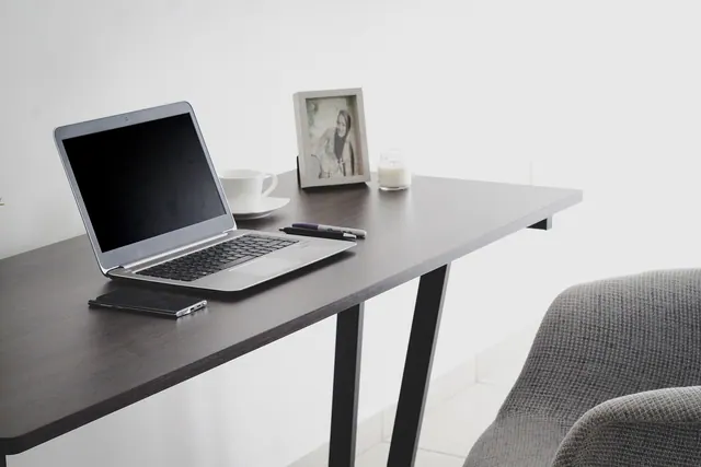 workplace, workspace, home office, office, desk, table, laptop, smartphone, cellphone, work at home, wfh, work from home, room, office, office, office, office, office, desk, room. PIPEDA for a Canadian virtual assistant agency: what client data rules apply